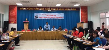 Hội nghị góp ý và thảo luận về kế hoạch giáo dục năm học 2018 - 2019 các Trường mầm non.